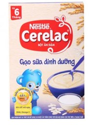 Ảnh của Bột ăn dặm gạo sữa dinh dưỡng Nestle Cerelac (200g)
